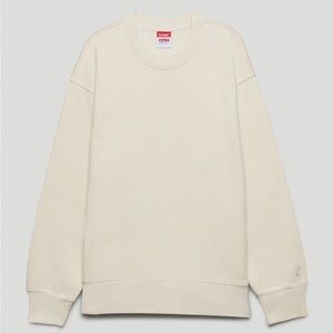 TNA Light Yellow Comfy Cozy Fleece Crewneck Jumper Sweater